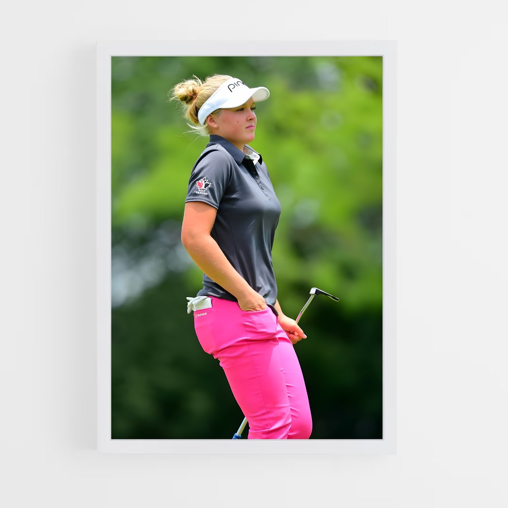 Poster Brooke henderson démarque – affiche Golf (vue 3)